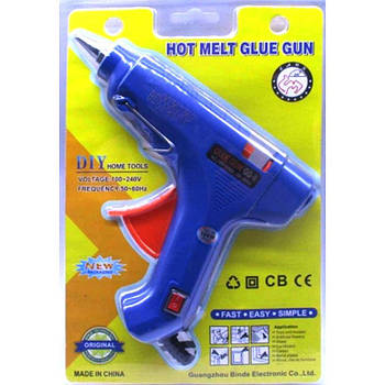 Клейовий термопістолет для стриж. 11мм, 100Вт ЛИДЕР GG-8/0108