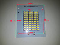 Светодиод 30 ватт под драйвер 30-36V Led 60шт. SMD5730 LED 30w 32V 74х85мм.