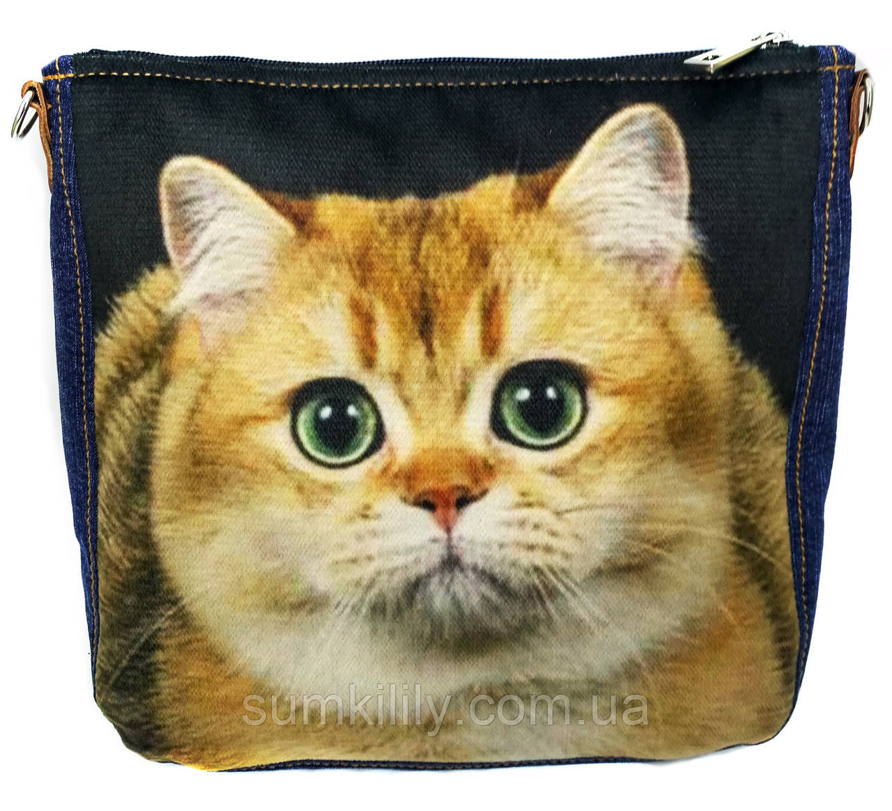 Джинсова сумка РИЖІК, фото 1