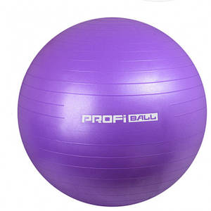Фітбол Profi Ball 75 см. Фіолетовий (MS 1577F)