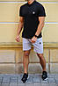 Чоловічий літній комплект шорти та футболка поло Adidas (Адідас), фото 8