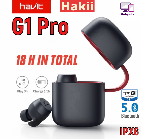 Havit Hakii G1 PRO Bluetooth 5.0 Bluetooth TWS APTX IPX6 MobyMix 1094805368