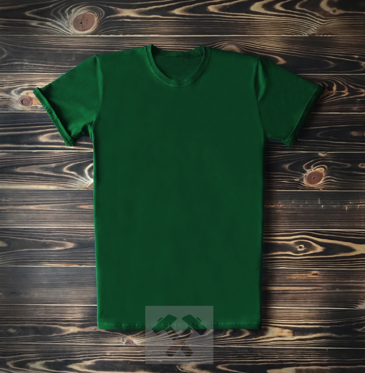 Темно-зелена чоловіча футболка/футболки з написами на замовлення
