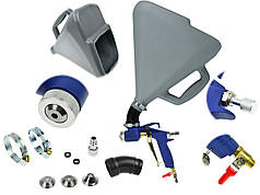 Пістолет для фарбування штукатурки з гумовим з'єднувачем Geko G01146