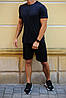 Чоловічі чорні шорти літні/спортивні костюми на літо, фото 8