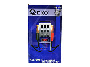 РК-тестер для перевірки акумуляторів 12 В Geko G80029, фото 3