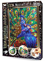 Алмазна мозаїка по номерам на холсті 20*30см DankoToys DT DM-02-03 Пави