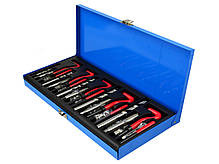 Набір інструментів для відновлення різьби GEKO М5-М12 131ел. G02790, фото 5