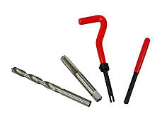 Набір інструментів для відновлення різьби GEKO М5-М12 131ел. G02790, фото 3