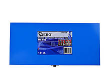 Набір інструментів для відновлення різьби GEKO М5-М12 131ел. G02790, фото 4