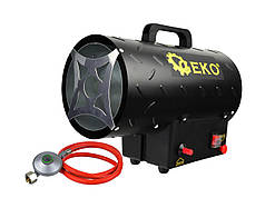 Газовий обігрівач з редуктором і шлангом 15 кВт Geko G80410