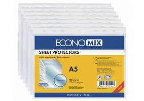 Файли А5 Economix 30мкм фактура глянець 100шт