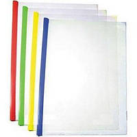 Папка-швидкозшивач з планкою А4 Economix 6мм на 2-35 аркушів, мікс кольорів