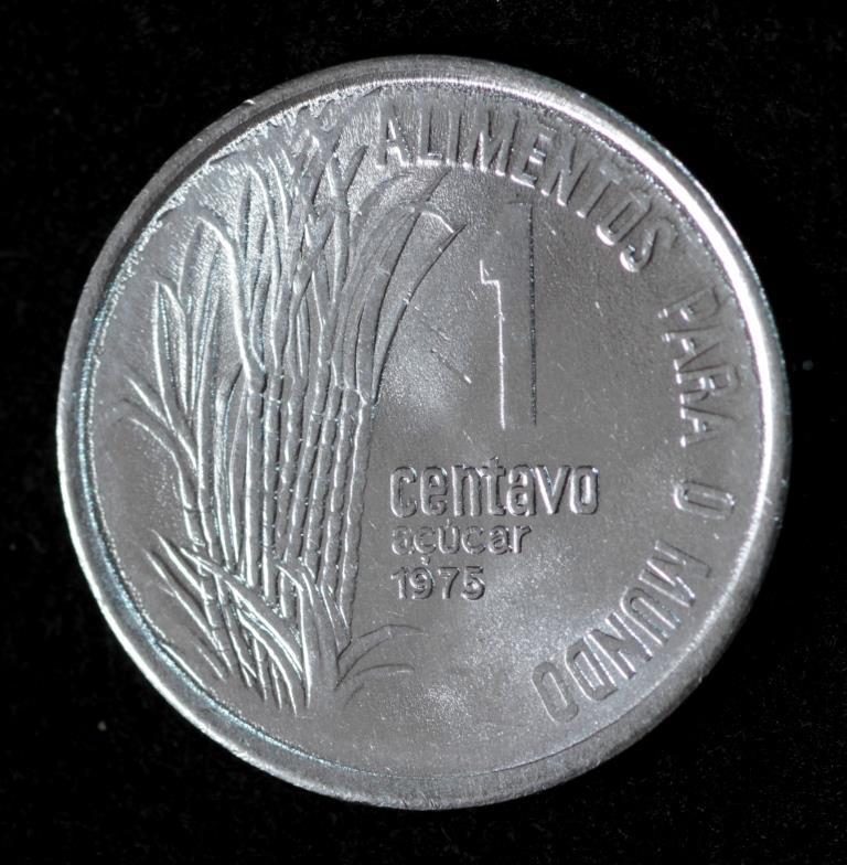 Монета Бразилії 1 синтаво 1975 г.