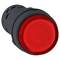 Кнопка красная с подсветкой LED 1НЗ 24В XB7NW34B2