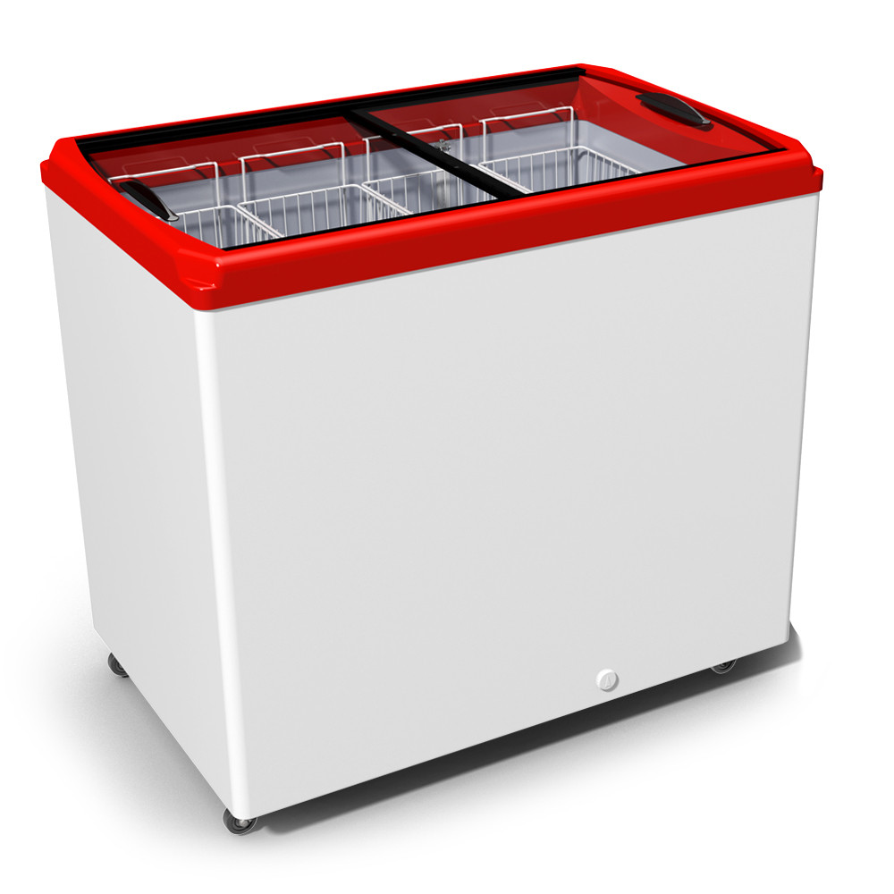 Морозильний лар з прямим склом JUKA M300P