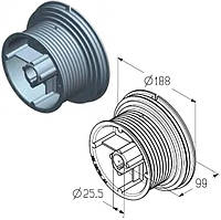 Барабан для намотування троса воріт Alutech гаражних і промислових секційних CD054H