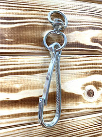 Карабін пружинний зі зварним вертлюгом 100 мм