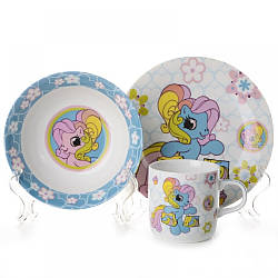 Набір дитячий 3 предмета "Маленький поні" NPA2SETKIDS