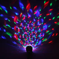 Світлодіодна лампа RGB super disco SL3027 Е27 3W Код.52588, фото 2