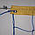Сітка для волейболу «ПРЕМІУМ 12» з тросом жовто-синя, фото 4