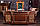 Елітні меблі в кабінет керівника з натурального дерева на замовлення, від виробника фабрика "Кур'єр", фото 2