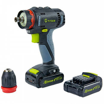Акумуляторна дриль-шуруповерт TITAN PDS211S set, фото 3