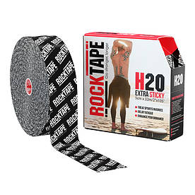 Кінезіо тейп RockTape Bulk H2O Design 32м x 5см (Чорний)