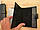 Вертикальний чорний чоловічий гаманець з екошкіри, фото 10