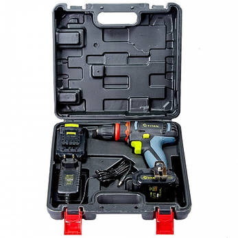 Акумуляторна дриль-шуруповерт TITAN PDS211S set, фото 4