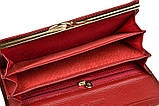 Гаманець жіночий шкіряний лаковий з тисненням під крокодила у подарунковій коробці Сріблястий, фото 8
