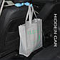 Гачки тримач для сумок в авто. Органайзер для пакетів на сидіння автомобіля (бежеві), фото 8