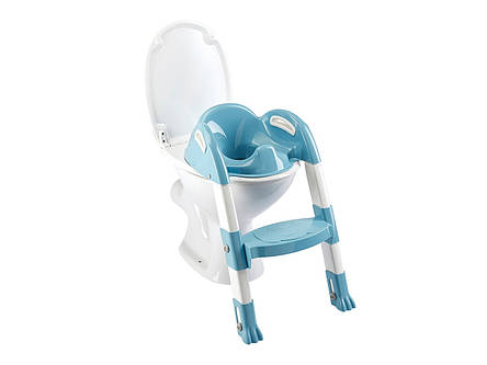 Дитяче сидіння на унітаз зі сходинкою Thermobaby blue, фото 1