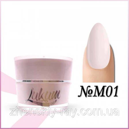 Milk Rubber Cover Base Lukum, 5 мл, фото 1