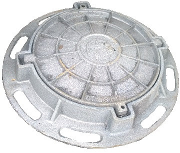 Люк чавунний важковий "Т" 25т. хутро. обр. з/у Киевенерго, фото 1