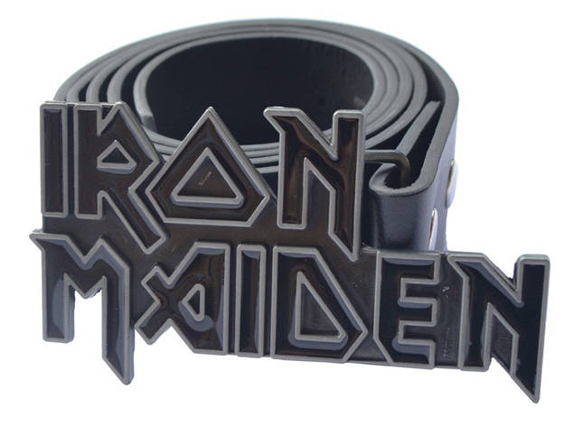Пряжка IRON MAIDEN лого, фото 1
