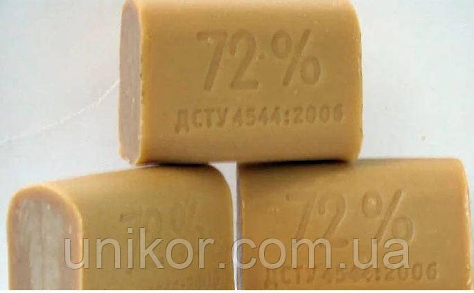 Мило господарське коричневе 72%, Україна.