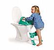 Дитяче сидіння на унітаз зі сходинкою Thermobaby light blue, фото 8