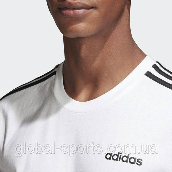 Adidas essentials 3 stripes tee hotsell