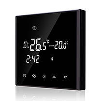 WiFi Програмируемый терморегулятор Ecoset BHT-800 (TGT70 WiFi ) с датчиком пола 3м, фото 3