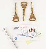 Abloy Protec2 HARD 73 мм 42Нx31 ключ/тумблер хром циліндровий механізм Київ, фото 9