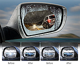 Захисна плівка Антидощ на бічні дзеркала автомобіля 95х95 мм, фото 6
