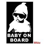 Запобігає світловідбивній наклейці "Baby on board" No4 біла маленька, фото 6
