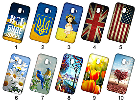 Силіконовий чохол із малюнком для Samsung Galaxy J4 2018 J400F