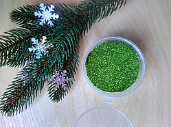 Глітер салатового кольору. 80 мл