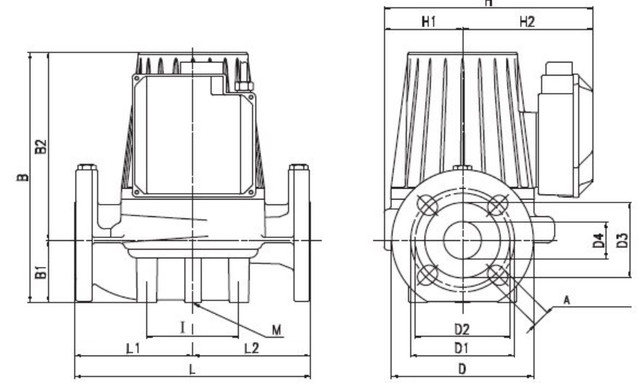 Надежный корпус циркуляционного насоса DAB BPH 150/340.65T