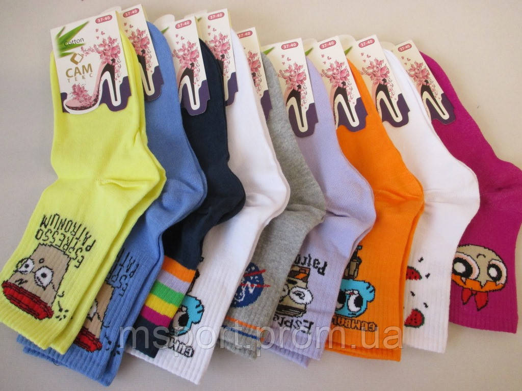 Шкарпетки яскраві та зручні з малюнком, фото 1