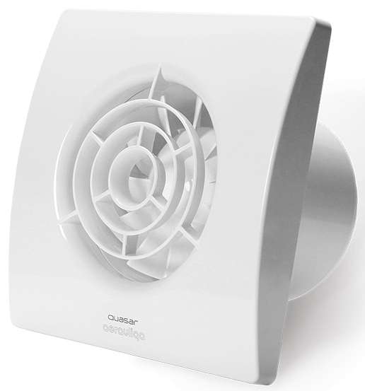 Тихий вентилятор Aerauliqa QUASAR N (95м3/год,Ø 100 мм, 25 дБ, підшипник ковзання.), фото 1