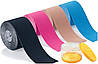 Кинезио тейп Qmed Kinesio Tape 5см х 5 м, блакитний, фото 3