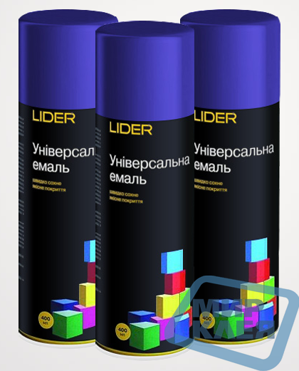 Фарба аерозольна "Лідер" 400 мл. синій RAL 5002 (Lider)